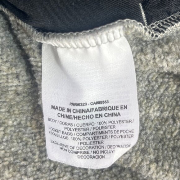 Nike Full Zip Fleece Jacket Womens XS Heather Gray Warm Lined - Picture 8 of 9